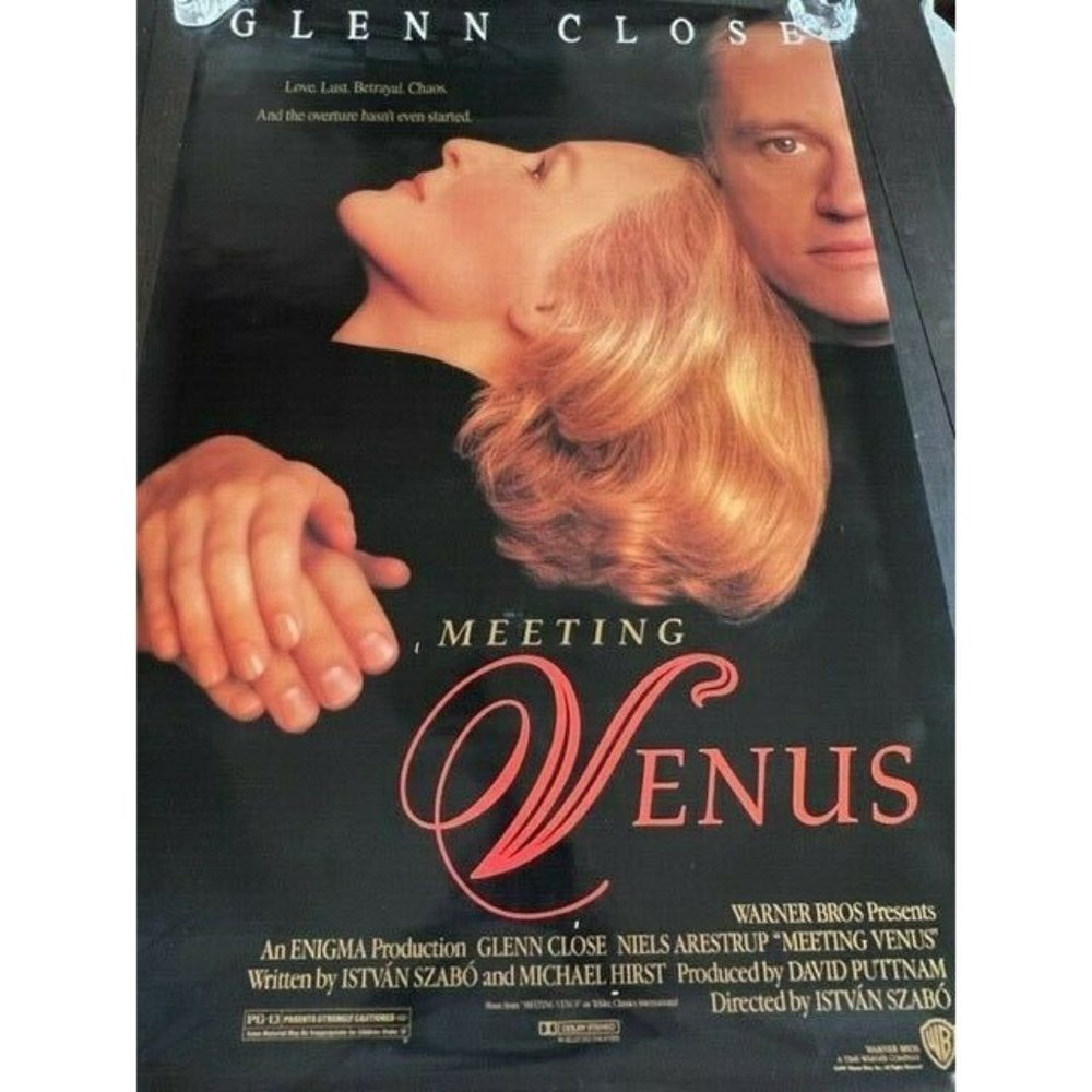 Movie Theater Cinema Poster Lobby Card 1991 vtg Meeting Venus Glenn Close WB hbo